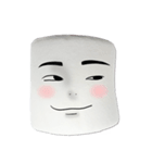 FaceEmotiCon_マシュマロ（個別スタンプ：9）