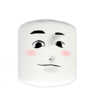 FaceEmotiCon_マシュマロ（個別スタンプ：19）