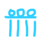 不思議な動物たちとブロック（個別スタンプ：6）