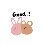 くっつき虫のうさくまくん。（個別スタンプ：4）