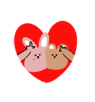 くっつき虫のうさくまくん。（個別スタンプ：14）