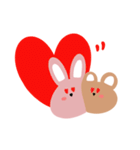 くっつき虫のうさくまくん。（個別スタンプ：15）