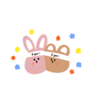 くっつき虫のうさくまくん。（個別スタンプ：20）