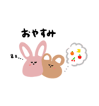 くっつき虫のうさくまくん。（個別スタンプ：22）