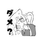 汗かきネコミミ（個別スタンプ：7）