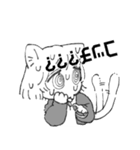 汗かきネコミミ（個別スタンプ：22）