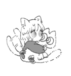 汗かきネコミミ（個別スタンプ：27）