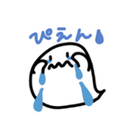ふわおばけっち 〜基本のスタンプ〜（個別スタンプ：34）