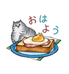 サバトラねこの毎日 2（個別スタンプ：10）