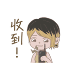 タピオカミルクティー女子の日常第二弾（個別スタンプ：4）