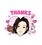 東 奈蝶と仲良し❣️（個別スタンプ：1）