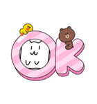 デコフレームハムスタースタンプ（個別スタンプ：1）