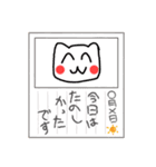 デコフレームハムスタースタンプ（個別スタンプ：7）