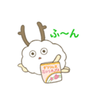 森のふわふわ妖精フワモル（個別スタンプ：28）