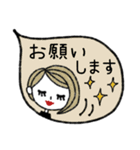 敬語ふきだしde大人可愛い♡（個別スタンプ：11）