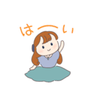 ひとこと／女の子1（個別スタンプ：2）