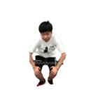 踏ん張れがち男くん（個別スタンプ：1）