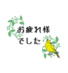 丁寧ことばと癒やしの可愛い小鳥たち（個別スタンプ：10）