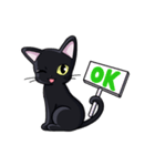 黒猫ノア 日常編（個別スタンプ：4）
