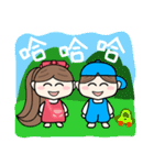 リナ ＆ ダニー(中国語 繁体字 ver.)（個別スタンプ：3）