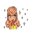 お洒落女子友 星とハート（個別スタンプ：4）