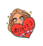 お洒落女子友 星とハート（個別スタンプ：16）