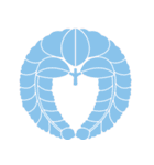 関ヶ原の戦い 東軍の家紋スタンプ / 和色（個別スタンプ：39）