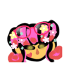 ふんわりキャラクター達（個別スタンプ：5）