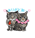 猫のイラストスタンプ。（個別スタンプ：30）