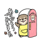 使いやすいカワウソさんカフェ（個別スタンプ：37）