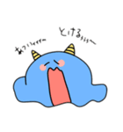 可愛いモチモチ小鬼ちゃん（個別スタンプ：4）