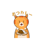 茶トラネコのダジャレスタンプ（個別スタンプ：6）