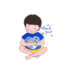 『はるちゃんのプレゼント』から大切な人へ（個別スタンプ：1）