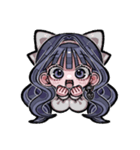 女のコの日常スタンプbyくあら様（個別スタンプ：3）