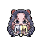 女のコの日常スタンプbyくあら様（個別スタンプ：24）