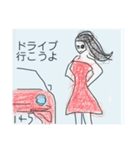 ヘタウマイラスト（個別スタンプ：7）