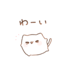 だいふく あにまるず いちご * しろねこ❶（個別スタンプ：30）