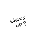 手書き文字1（個別スタンプ：4）