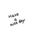 手書き文字1（個別スタンプ：6）