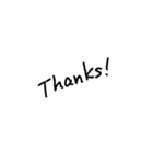 手書き文字1（個別スタンプ：7）