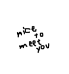 手書き文字1（個別スタンプ：10）