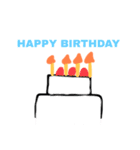 ゆうな先輩、誕生日おめでとうございます。（個別スタンプ：1）