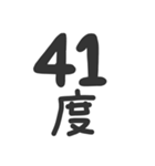 ●縦に体温を伝えるスタンプとメッセージ●（個別スタンプ：7）