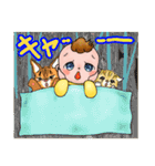 お喋りベビー ＆ にゃんs（個別スタンプ：19）