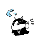 雨や雨×うさぎ帝国（個別スタンプ：1）