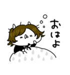 雨や雨×うさぎ帝国（個別スタンプ：6）
