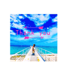 Seaside インスタ風〜日常英会話（個別スタンプ：2）