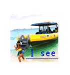 Seaside インスタ風〜日常英会話（個別スタンプ：9）