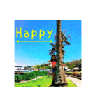 Seaside インスタ風〜日常英会話（個別スタンプ：16）
