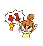 Mちゃんの絵日記 x BROWN ＆ FRIENDS（個別スタンプ：25）